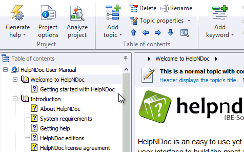 Produce documentación Qt Help multiplataforma con HelpNDoc 4.9