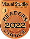 HelpNDoc Bronze Award at the 2022 Visual Studio Magazine Readers Choice