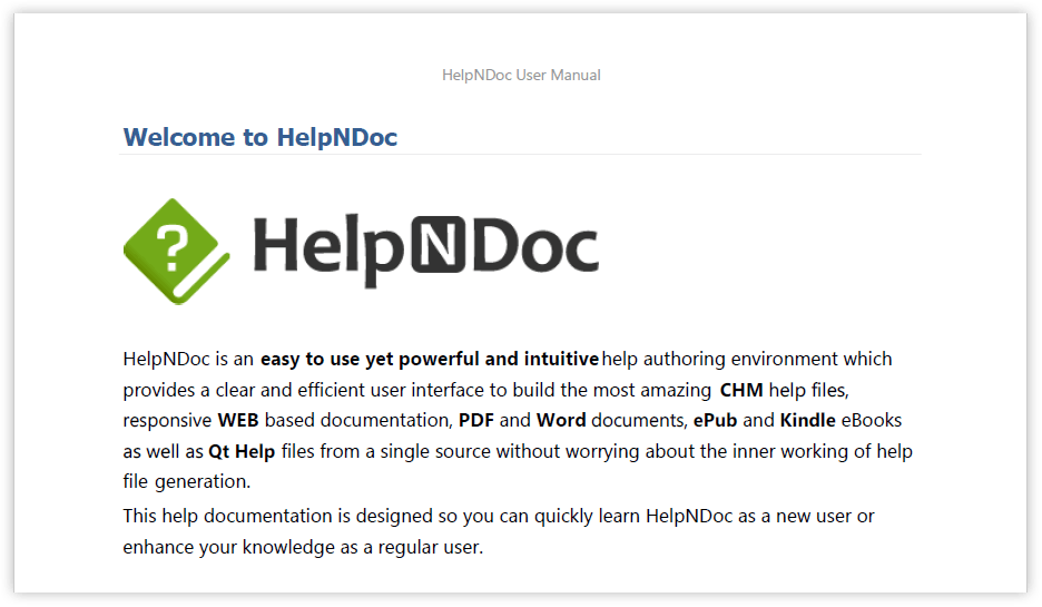 HelpNDoc's new PDF generator