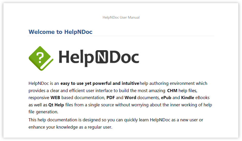 Nouvel importateur de fichiers DocX plus rapide, Générateur de PDF, Moteur de Script et davantage dans HelpNDoc 7.0