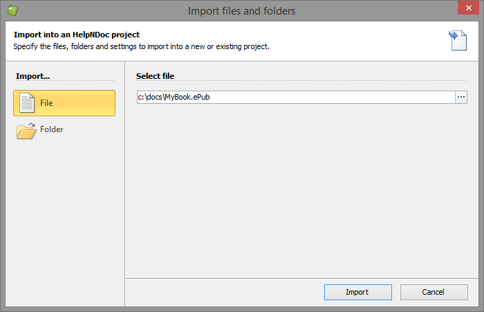 Import ePub, améliorations et corrections multiples dans HelpNDoc 4.5