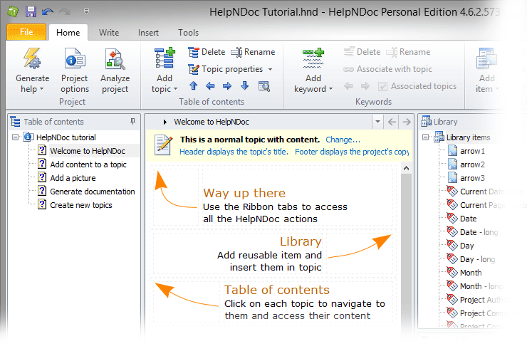 HelpNDoc versión 4