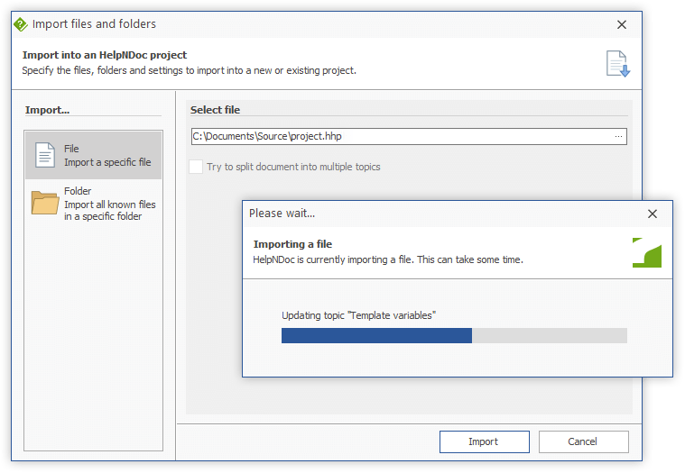 Import from CHM help files' source and customizable keyboard shortcuts in HelpNDoc 6.8