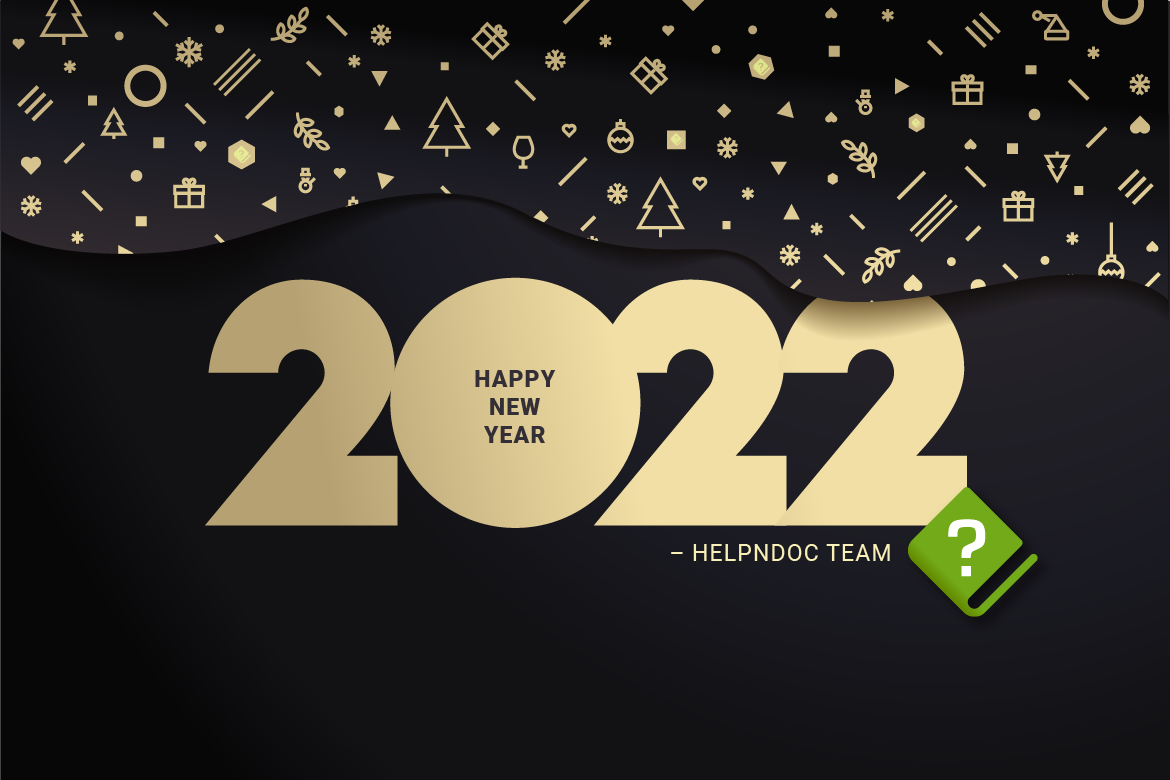 Happy new year 2022 from HelpNDoc team