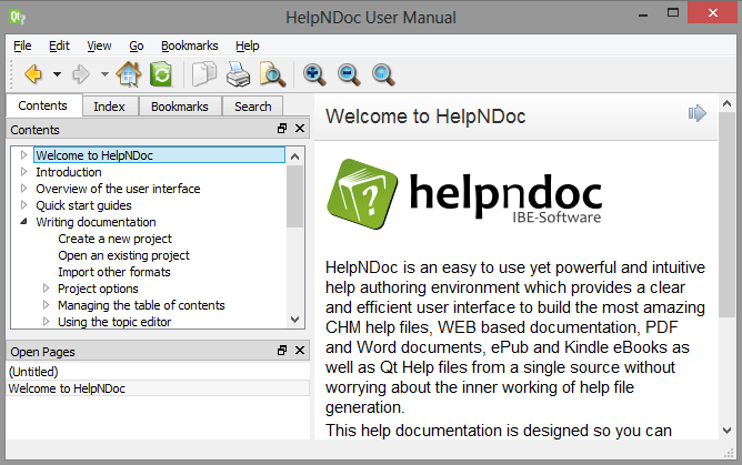 compiled html help file reader