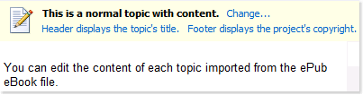 Update topic content