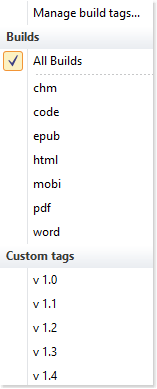 Custom tag list