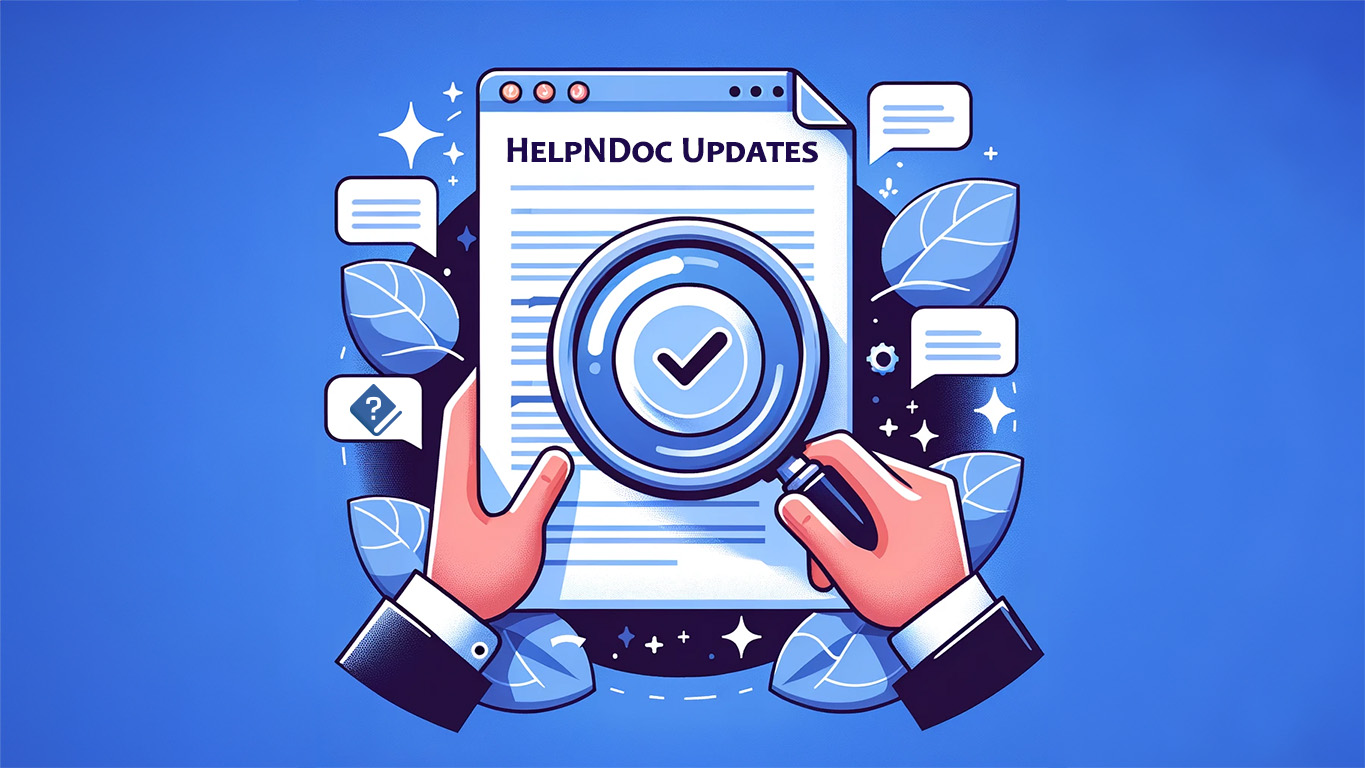 List of HelpNDoc updates