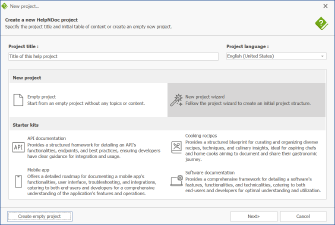 Presentamos HelpNDoc 8.9: ¡Da un impulso a tu documentación con los nuevos kits de inicio de proyectos y los filtros avanzados de temas!