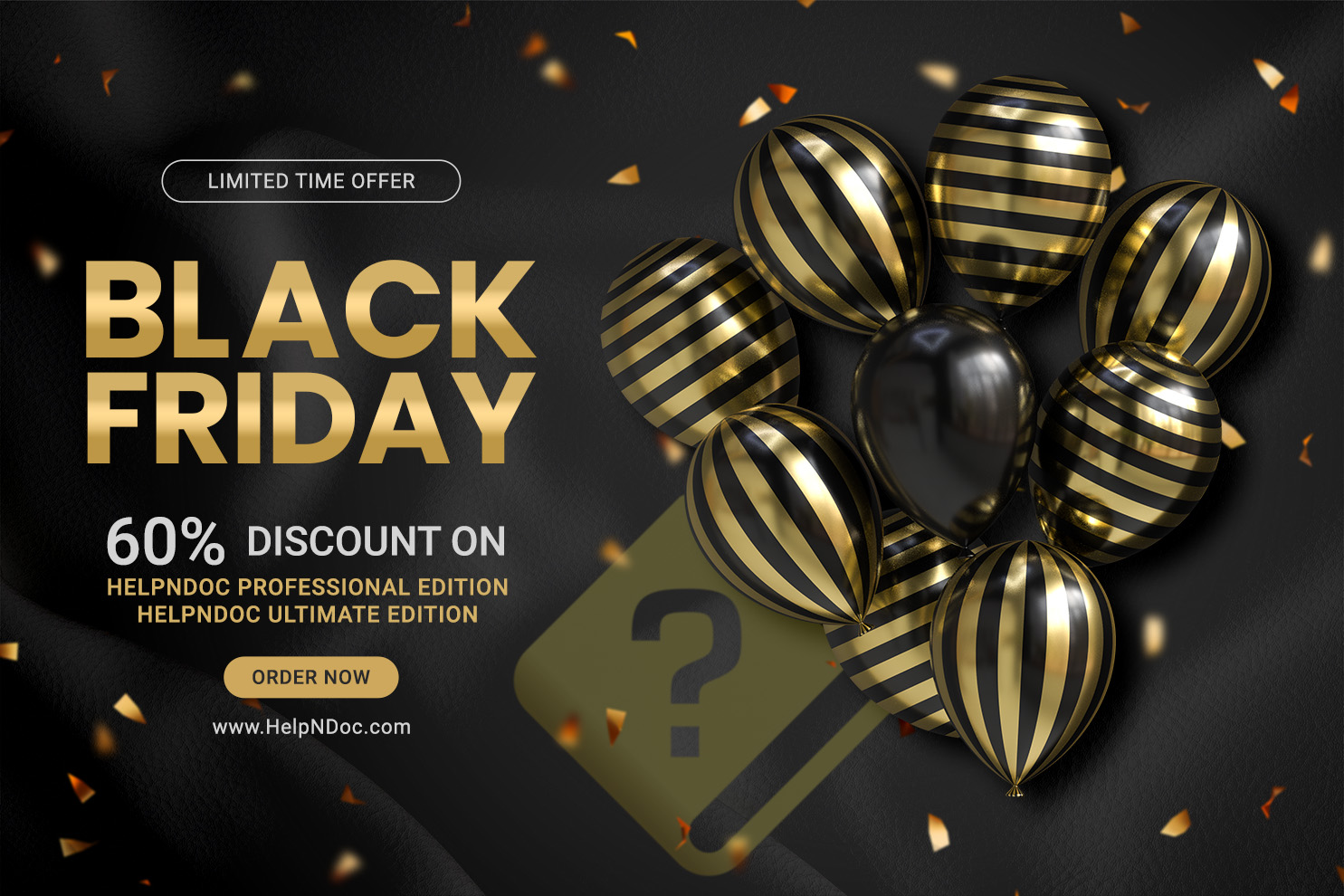 HelpNDoc Black Friday to Cyber Monday discount [blackfriday] [Featured]