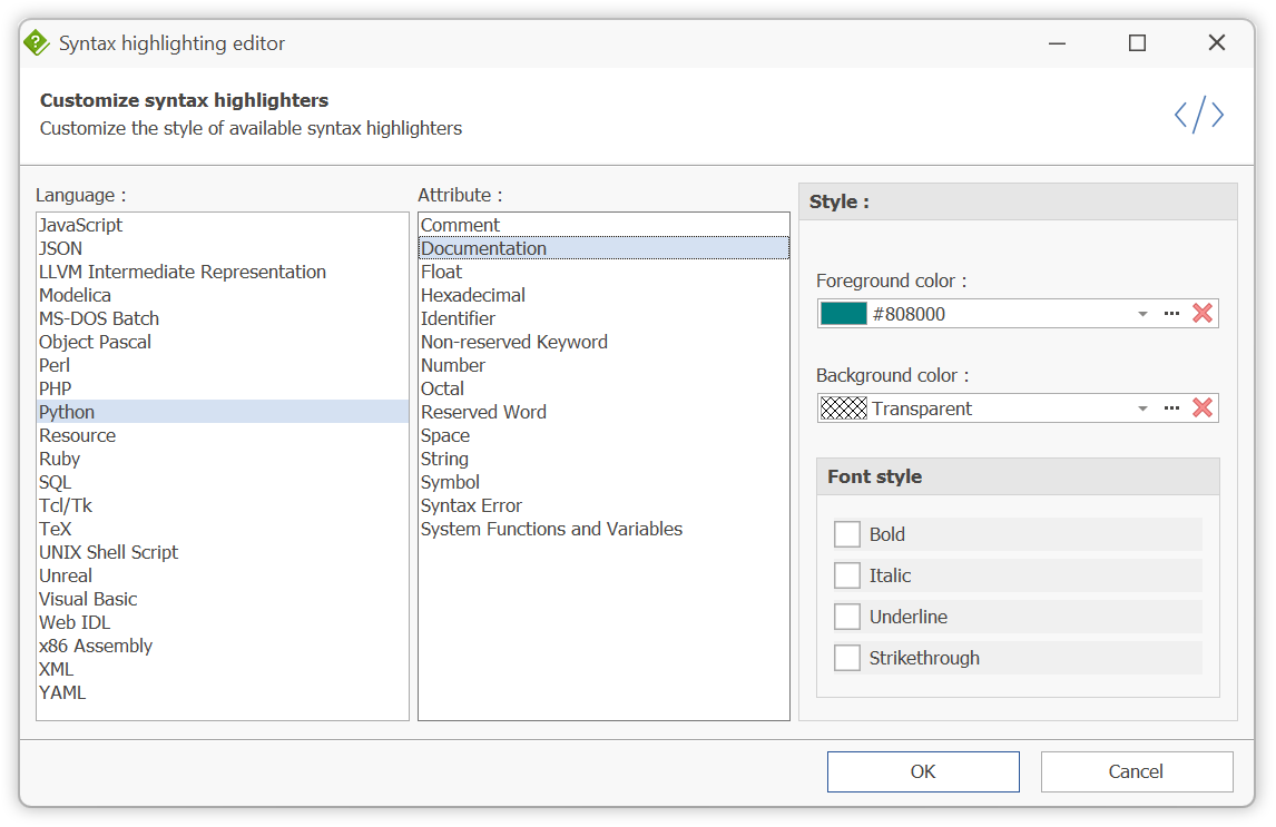 Python syntax highlighter [python]