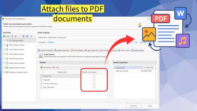 HelpNDoc 9.8 : pièces jointes aux fichiers PDF, édition SVG et améliorations majeures des performances