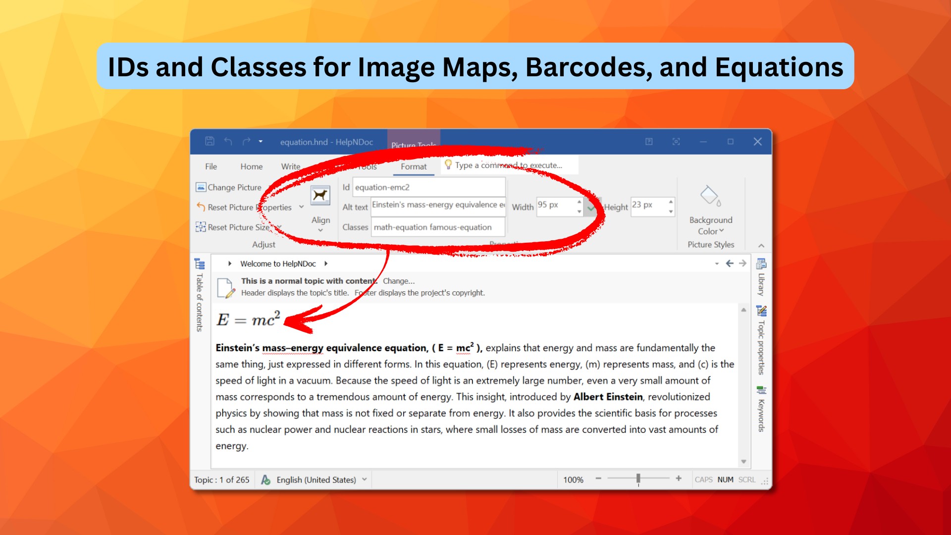 IDs and classes for image maps, barcodes and equations [classes]