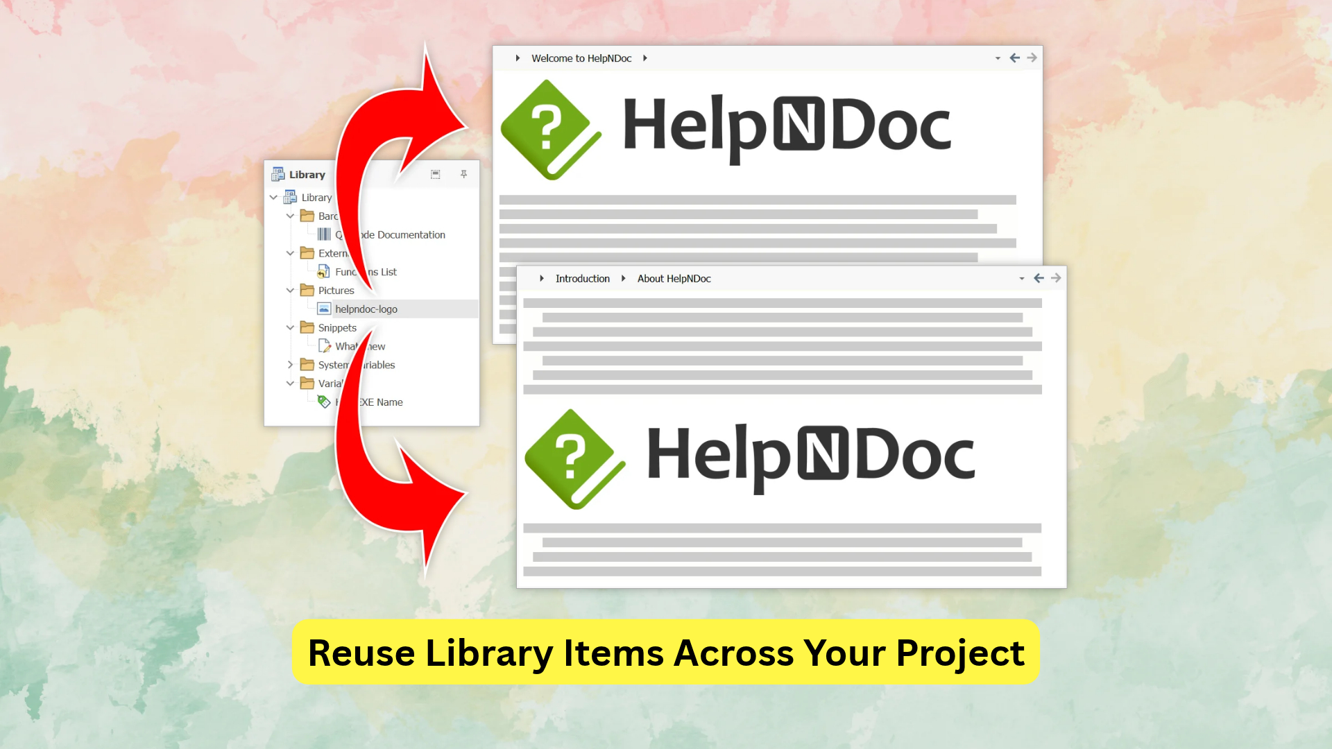 Library items reuse [library-reuse]