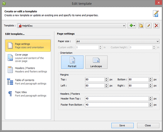 word and pdf templates