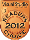 Bronze Award para HelpNDoc en los premios Readers Choice 2012 de Visual Studio Magazine