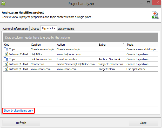 Comment analyser les liens hypertextes