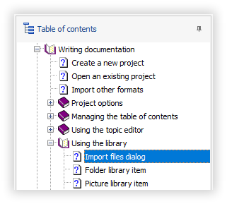 Optimizar la tabla de contenido