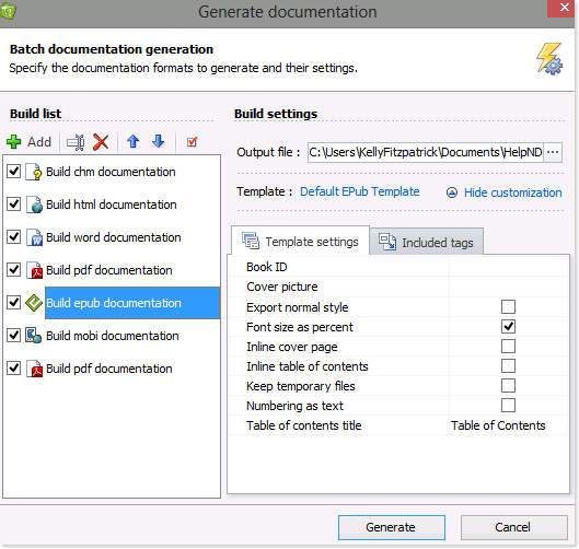 Comment convertir un fichier Word DocX en ePub ou Kindle eBook