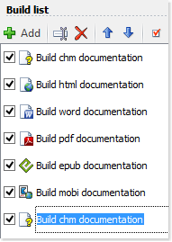 Den neuen Namen für ein Build eingeben 