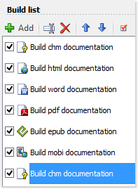 Rename a build using the keyboard